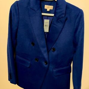 Ann Taylor Loft deep blue blazer